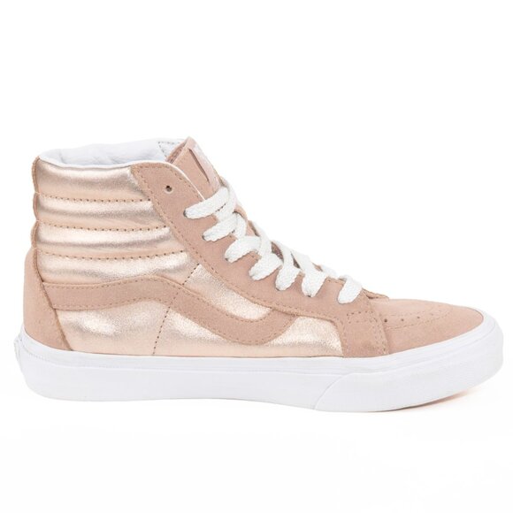 Vans Sk8-Hi Reissue 2-Tone Metallic Rose Gold Women’s 8.5 NWOB - Picture 12 of 13